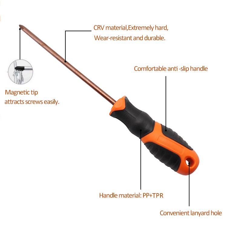 Double Head with Magnetic Tip CRV Screwdriver