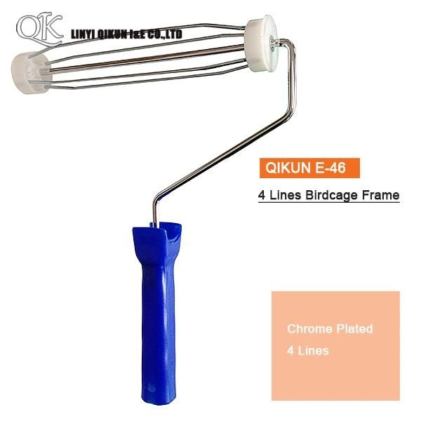E-46 American Type 4 Lines Birdcage Paint Roller Frame Hardware Hand Tools