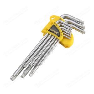 9PCS Medium Long Torx Key Set Chromed Wrench for Hand Tools