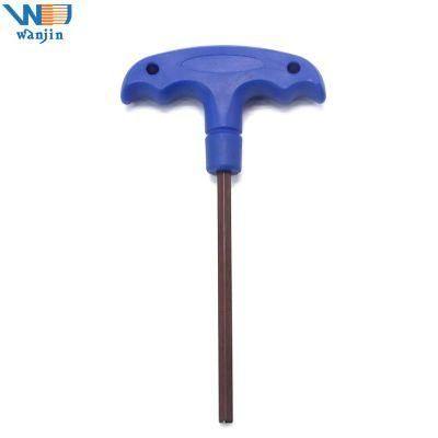 Home-Use Professional Hex Wrench T Handle Hex Key with Plastic Handle