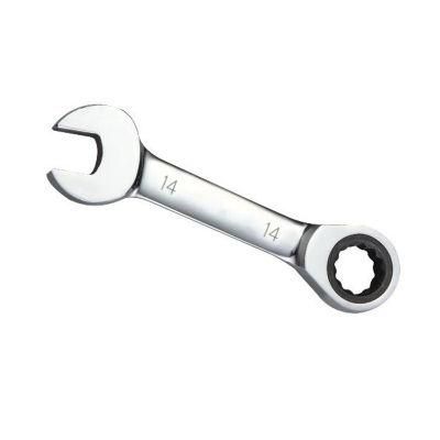 Easily-Carrying Short Ratchet Wrench Stubby Ratchet Spanner