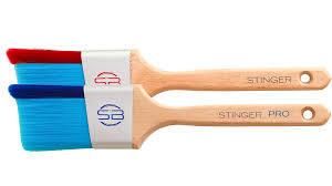 Hollow Filament Painting Brush with Orange Handle