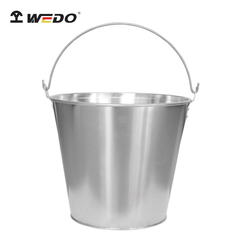 WEDO Stainless Steel Bucket Stainless Pail Corrosion Resistant Rust Proof Durable