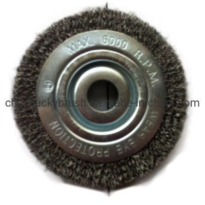 125mm Steel Wire Circular Polishing Brush (YY-070)