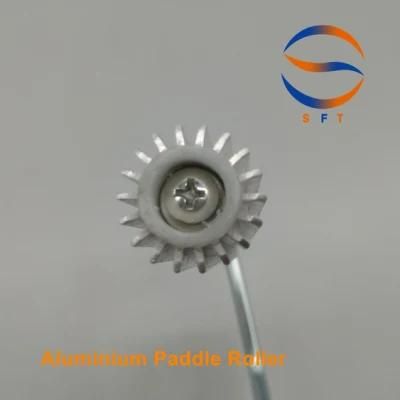 21mm Customized Aluminium Paddle Wheel Rollers for FRP Laminating