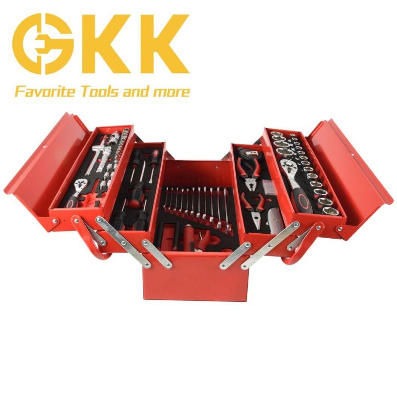 China Factory Hot Sale Hardware Machine Tool 85PCS Tool Set in Metal Box Tools Set Hand Tool