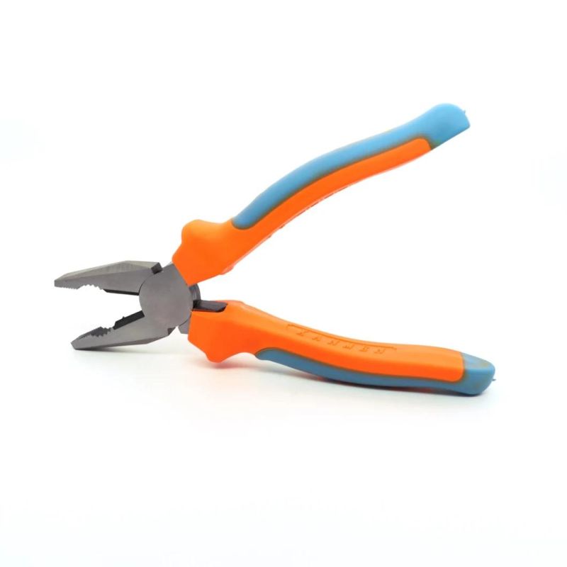 Professional Wholesale Rubber 6 Inch 8 Inch Steel Power Pliers with Logo Custom