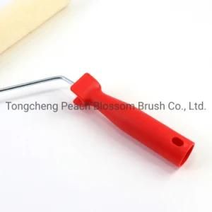 Professional 9 Inch Red and White Stripes Cheap Custom Paint Roller Brush Handle Tool