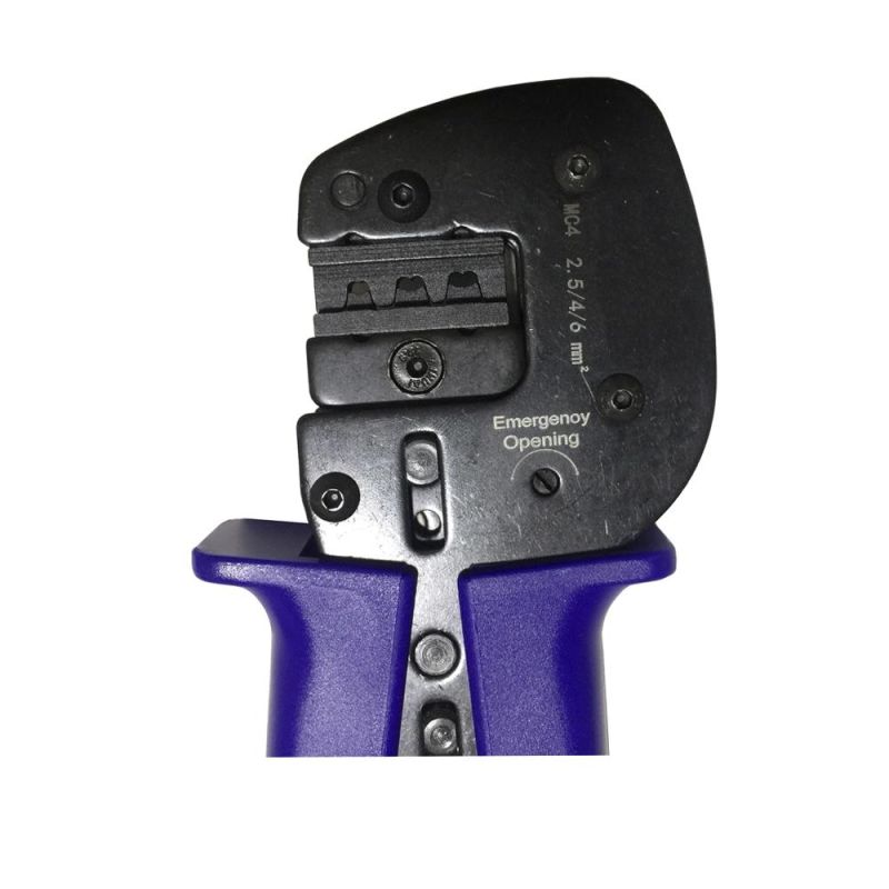Mc4 Solar Crimping Tool Plier 2.5/4/6mm2 14-10AWG with Jaw for Solar Connector Cable Wire Solar Panel Cable PV System Project Hand Tools