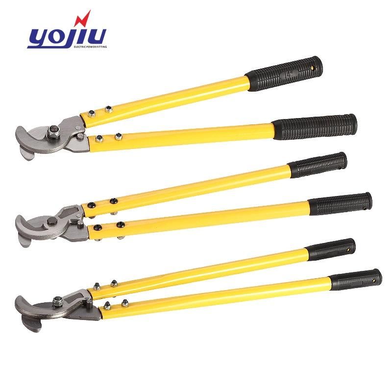 Labor-Saving Long Arm Cable Shears Promotion Cutting Tools Metal Trunking Rachet Cable Cutters