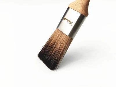 Chinese Style Wood Handle Trim and Walls Polyester Paint Brush