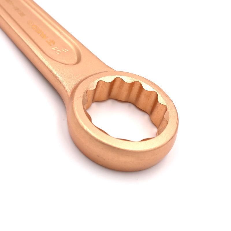 WEDO Beryllium Copper Wrench Non-Sparking Striking Box/Ring Spanner Slogging Wrench