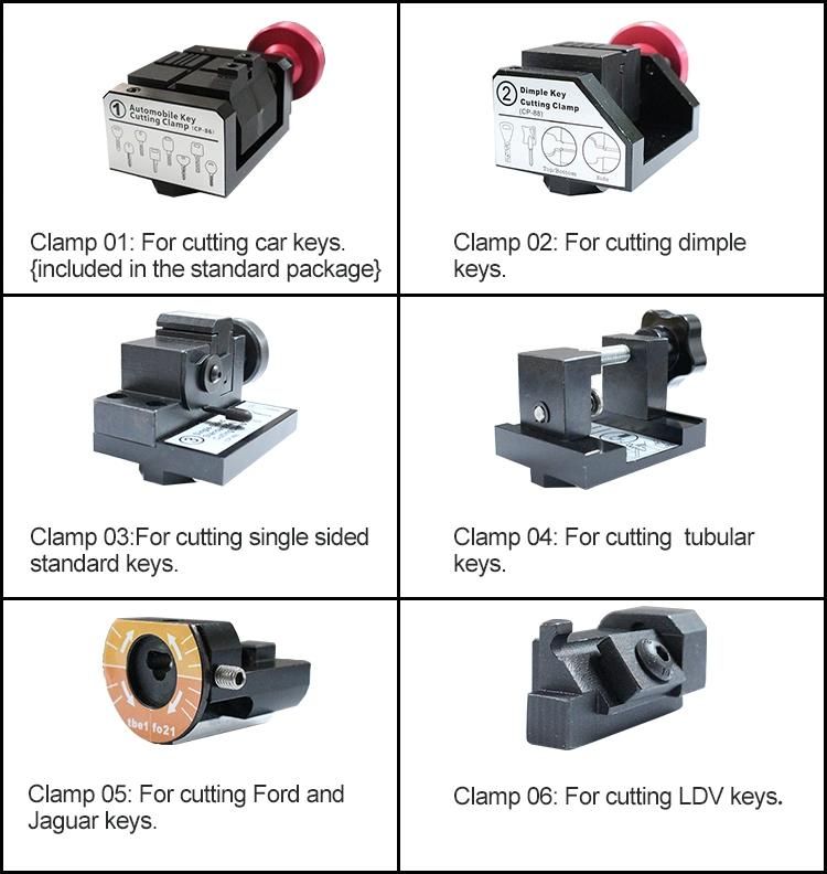 Best Key Machine Sec-E9 High Security Key Cutting Machine Built-in Data