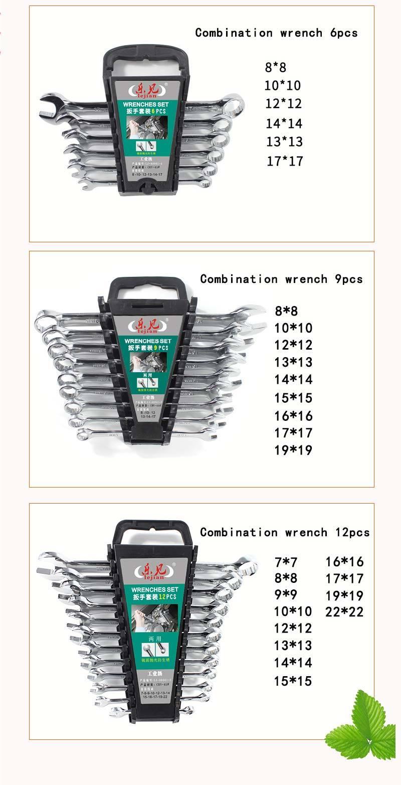 Double Spanner Double Open Wrench Ring Wrench Wholesale