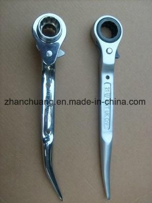 Bend Tailed Ratchet Socket Wrenches