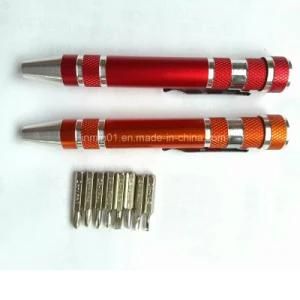 Promotion Gift Pen Shaped 8 in 1 Multifuntion Mini Hand Tool