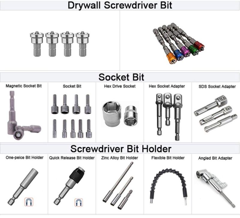 Magnetic Hex Insert Bit Holder, Screwdriver Bit Holder