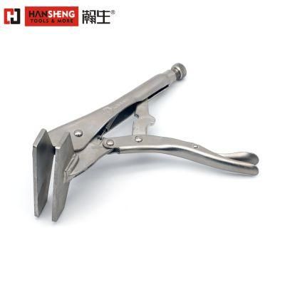 Locking Pliers, Carbon Steel, Nickel Plated, Straight Jaw, Curved Jaw, Round Jaw, Pliers, Chain Type Locking Pliers