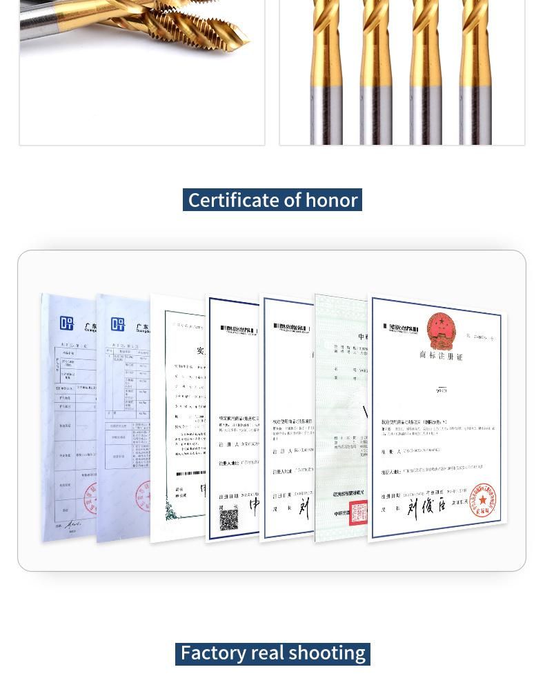 Hsse-M35 JIS with Tin Spiral Fluted Taps M11 M12 M13 M14 M15 M16 M18 M20 M22 Metric Machine Screw Fine Thread Tap