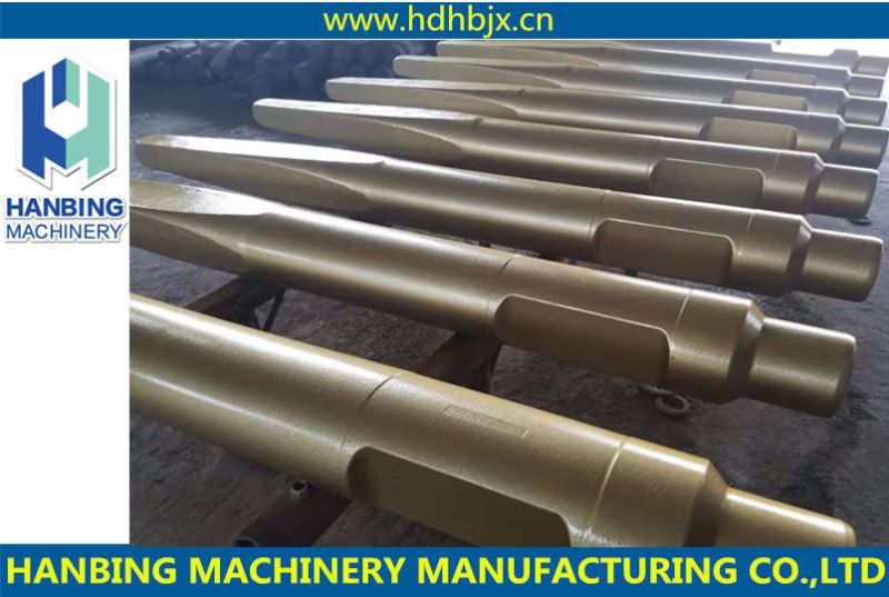 Construction Hydraulic Tools/Hydraulic Breaker Chisels for Excavator Spare Parts