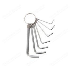 7PCS Short Long Hex Key Set with Spring Coil Hardware Wrench