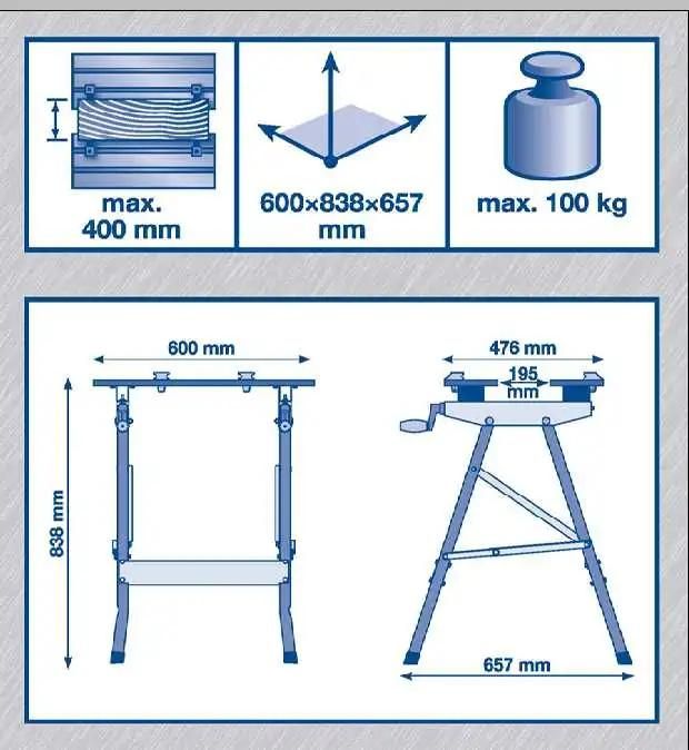 Heavy Duty Metal Garage Workshop Stainless Steel Workbench Tool Workbench