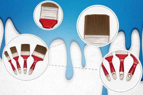 Good Quality Bristle Wall Paint Brush with Wooden Handle
