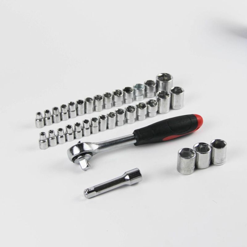 Unfolded Hand Tool Adjustable Ratchet Socket Set Wrench
