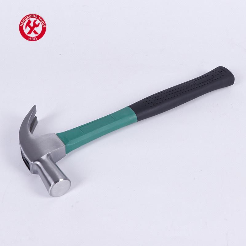 Claw Hammer with Half Plastic Coated Handle
