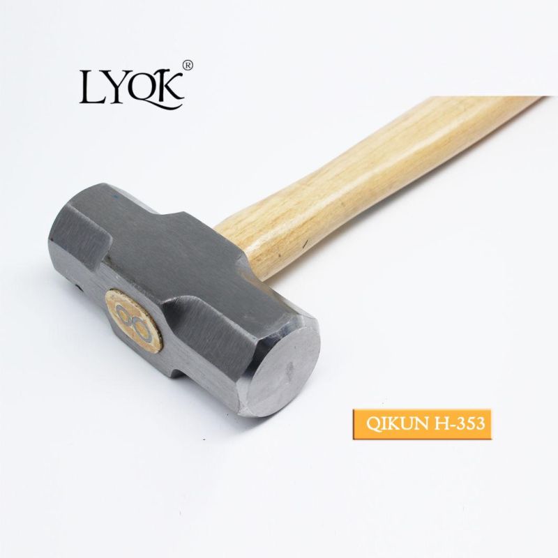 H-352 Construction Hardware Hand Tools Hard Wood Handle Sledge Hammer