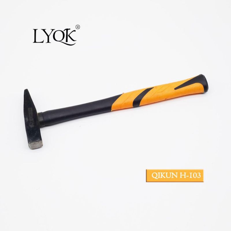 H-101 Construction Hardware Hand Tools Plastic Coated Hardwood Handle German Type Machinist Hammer