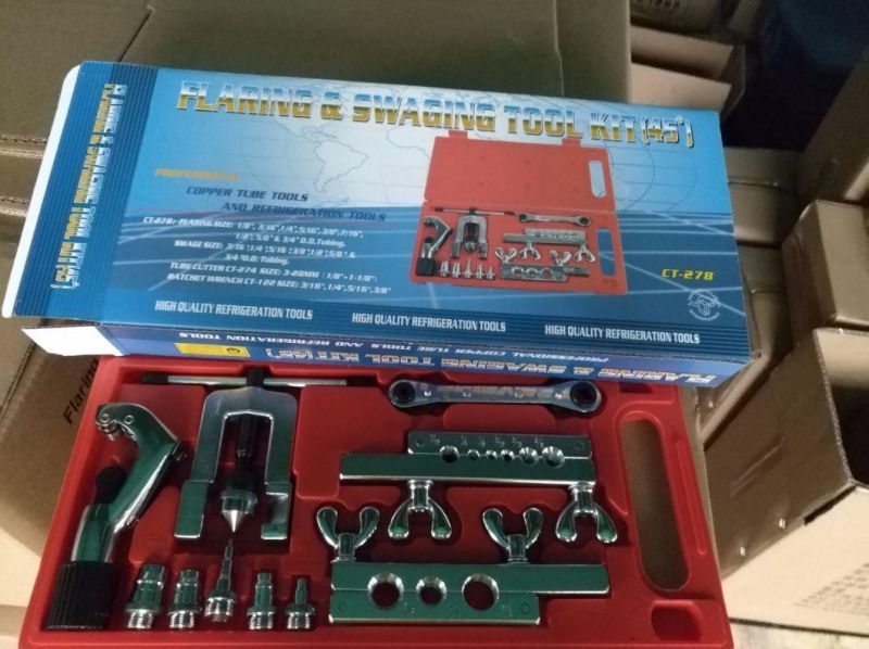 CT-278 Copper Tube Manual Flaring&Swaging Tool Kit