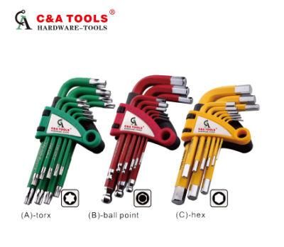 9PC Ball Point/Torx Hex Key Set