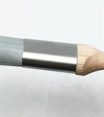 Factory Produces High Quality Paint Brush with Round Wooden Handle