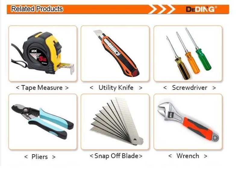 Wholesale Hand Tools 6" 8" Steel Pliers Rubber Handle Combination Pliers