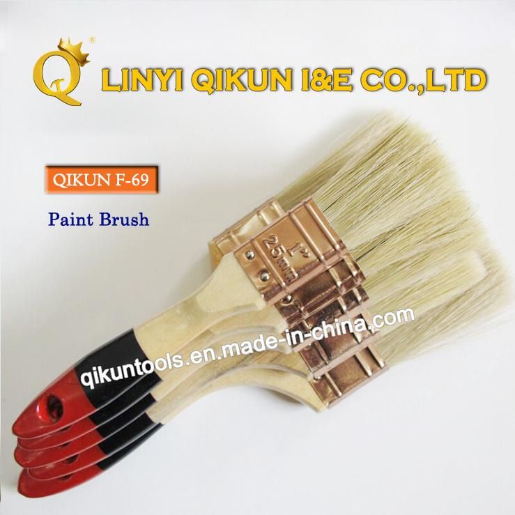 F-68 Hardware Decorate Paint Hand Tools Wooden Handle Bristle Roller Paint Brush