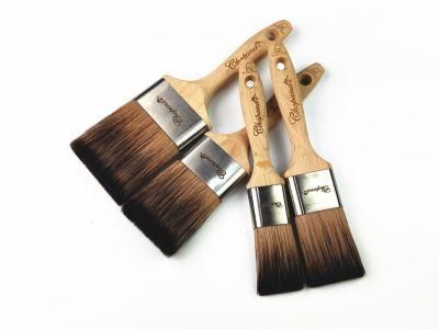 Popular Rubber Plastic Handle Paint Brush Bristle Paint Brush Set