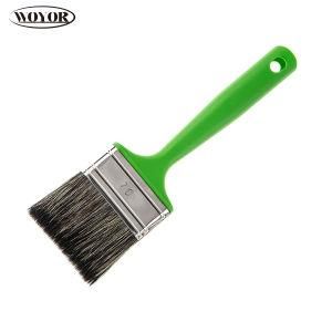 Green Plastic Handle Paint Brush with Two Color Filament Russia Market