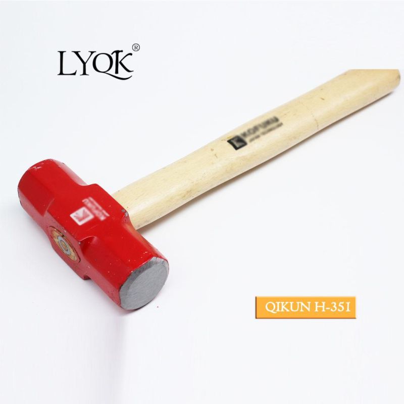 H-304 Construction Hardware Hand Tools Hard Wood Handle Ball Pein Hammer