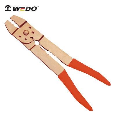 Wedo Non Sprarking Beryllium Copper Insulated Cable Connectors Crimping Pliers