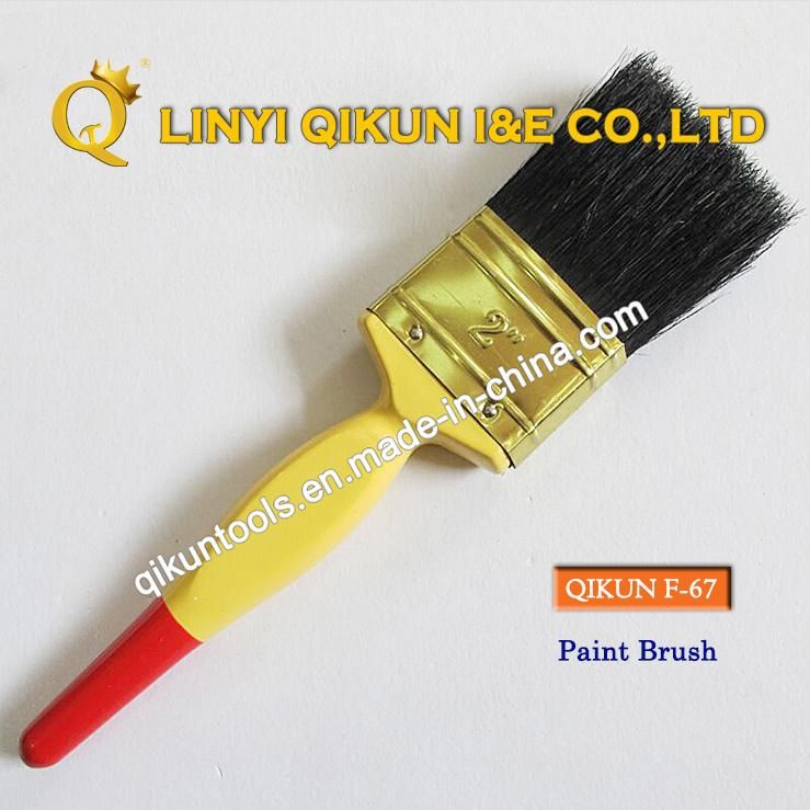 F-63 Hardware Decorate Paint Hand Tools Wooden Handle Bristle Roller Paint Brush