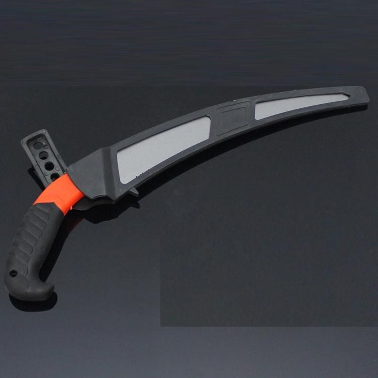 300mm 50#Strip Steel Hand Tool Tree Cutting Straight Pruning Curving Plastic Handle Garden Saw