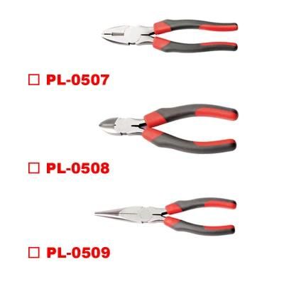 American Type Combination/Diagonal Cutting/Long Nose Pliers Two Color Handle