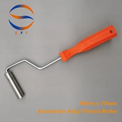 19mm Diameter 75mm Length Aluminum Alloy Finned Rollers for FRP