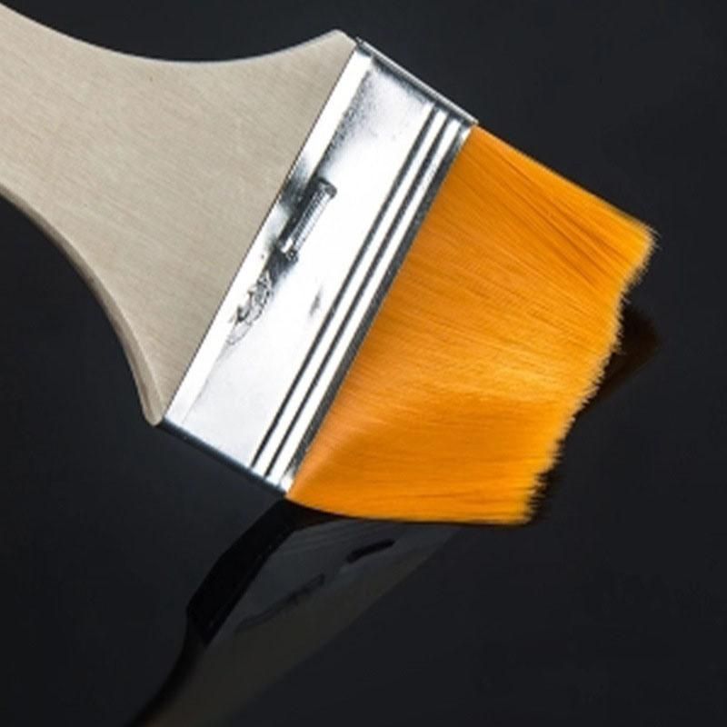 Plastic Handle Power Paint Painting Flat Brush with Stable Quality