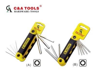 8PC Folding Hex Key (Key Set)