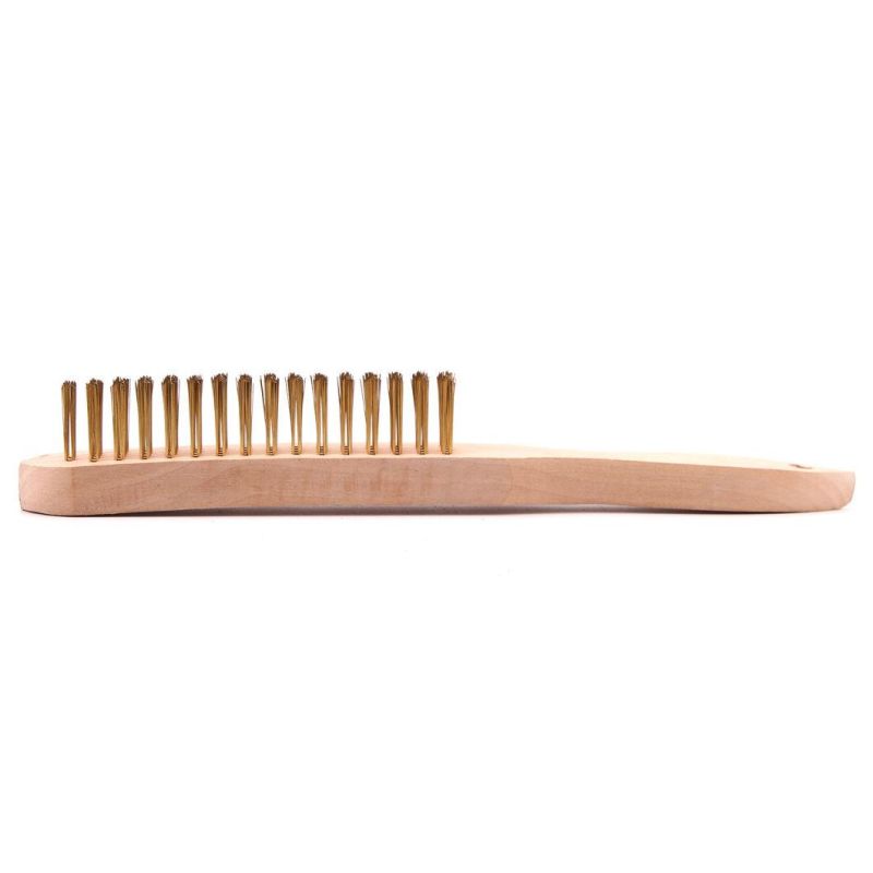 European Style Steel Wire Scratch Brush for Cleaning Rust