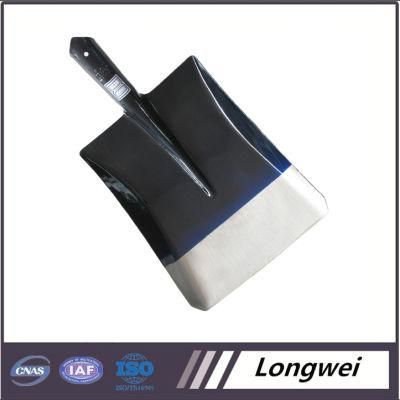 High Quality Carbon Steel Material Black-Silver Coated &amp; Paint Square Shovel