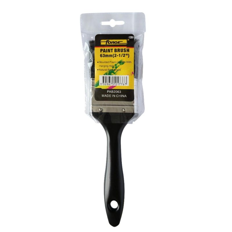 Painting Tools 63mm Paint Brush with Natural Pure Bristle and Plastic Handle