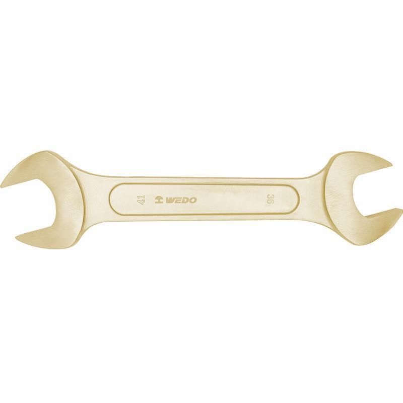 WEDO Aluminium Bronze Non-Sparking Wrench Spark-Free Safety Double Open End Spanner